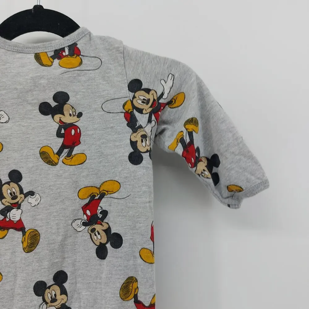 Disney Baby Mickey 3-6M Gray Sleep N' Play One Piece